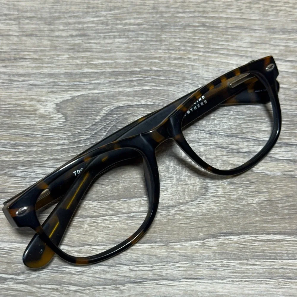 Two Blind Brothers The Cavalier Eyeglass‎ Frames Tortoise Brown Unisex Glasses